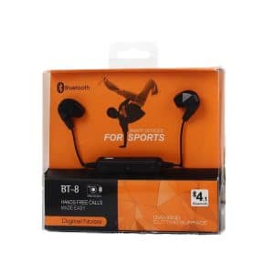 Auriculares Bluetooth para deportes Negro