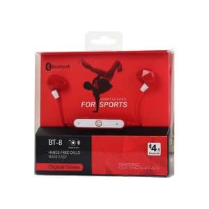 Auriculares Bluetooth para deportes Rosado