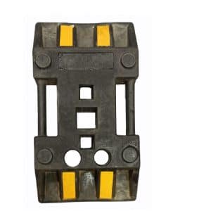 BASE DE GOMA PARA VALLA BLANCA REFLECTIVA - Seguridad Vial