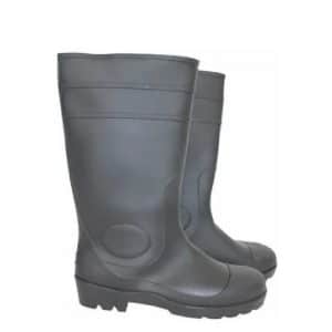 BOTA LARGA NEGRA CON PUNTERA DE ACERO -Tallles: Del 37 al 45