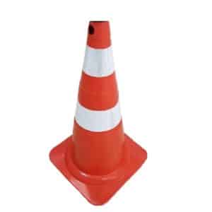 CONO FLEXIBLE 50 CM CON REFLECTIVO LIVIANO - Seguridad Vial