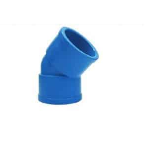 Caño CODO 45 PVC SD HH 20MM Para Piscina