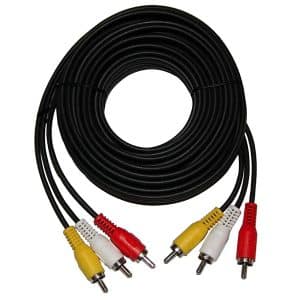 Cable Audio/Video 3 RCA M/M 1,8m DRACMA