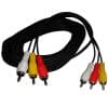 Cable Audio/Video 3 RCA M/M 1,8m DRACMA