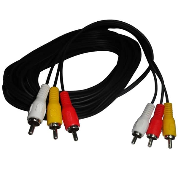 Cable Audio/Video 3 RCA M/M 1,8m DRACMA