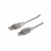 Cable USB 2.0 A/B 4,5 mts Manhattan