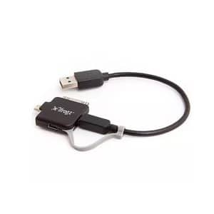 Cable USB Ifrogz Triple 30pin/USB 2.0/Mini USB 2.1a
