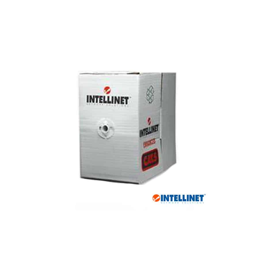 Cable UTP Cat 5e 305 m Gris - 100% Cobre INTELLINET