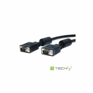 Cable VGA macho/macho 3,0 mts Ferrita - Techly
