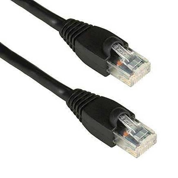 Cable de Red Patch Cat5e 4,87m Negro Blis DRACMA