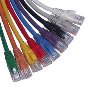 Cable de Red Patchcord Cat5e 7,62m Blanco DRACMA
