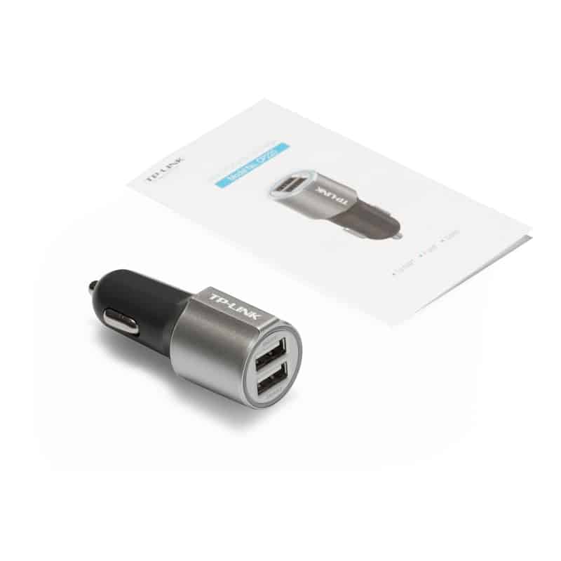 Cargador P/Auto TP-LINK CP220 2 Puertos USB 24W