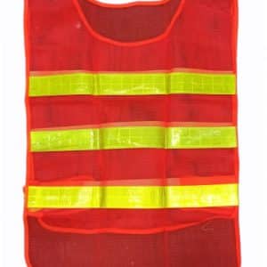 Chaleco De Seguridad Reflectivo calado con 3 cintas Moto
