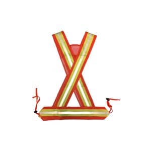 Chaleco De Seguridad Reflectivo tipo X de 5cm Moto Bicicleta