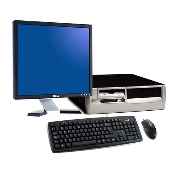 Computadora PC DakTech Dual Core /1GB/80GB/DVD+Monitor 17"