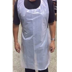 DELANTAL DESCARTABLE NYLON USO HOSPITALARIO x 100 UNIDADES