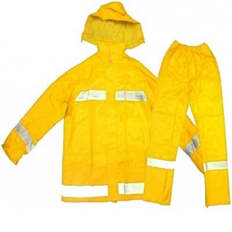 EQUIPO LLUVIA NYLON OXFORD CON REFLECTIVO- p/trabajo en moto