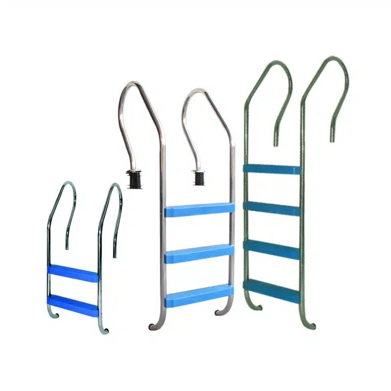 ESCALERA VULCANO DE 3 PLASTICO C/ANC. Para Piscina