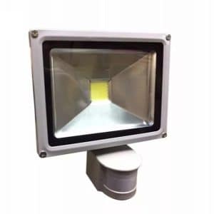 Foco reflector led de 30w con sensor de movimiento -Luz Fría