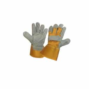 Guantes descarne y lona amarillo p/ref - Seguridad Laboral