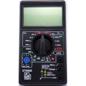 MULTIMETRO DIGITAL DISPLAY GRANDE C/TEMP DT860E