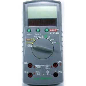 MULTIMETRO DIGITAL UNI-T AUTO RANGO BARGRAPH SOLAR UT93