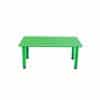 Mesa de plástico rectangular Verde 120 X 60 X 50