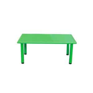 Mesa de plástico rectangular Verde 120 X 60 X 50