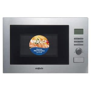 Microondas de Empotrar 25 Litros Digital Inox c/Grill Enxuta