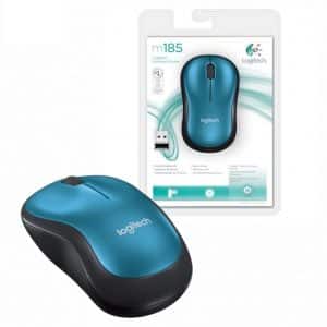 Mouse Inalambrica Logitech M185 Azul - Bateria 12 meses