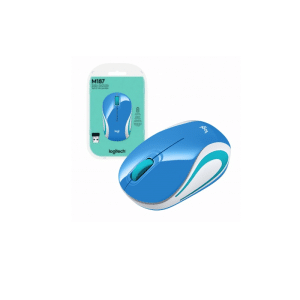 Mouse inalambrico Logitech minimalista azul