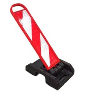 PANEL 75 CM REBATIBLE CON BASE - Seguridad Vial