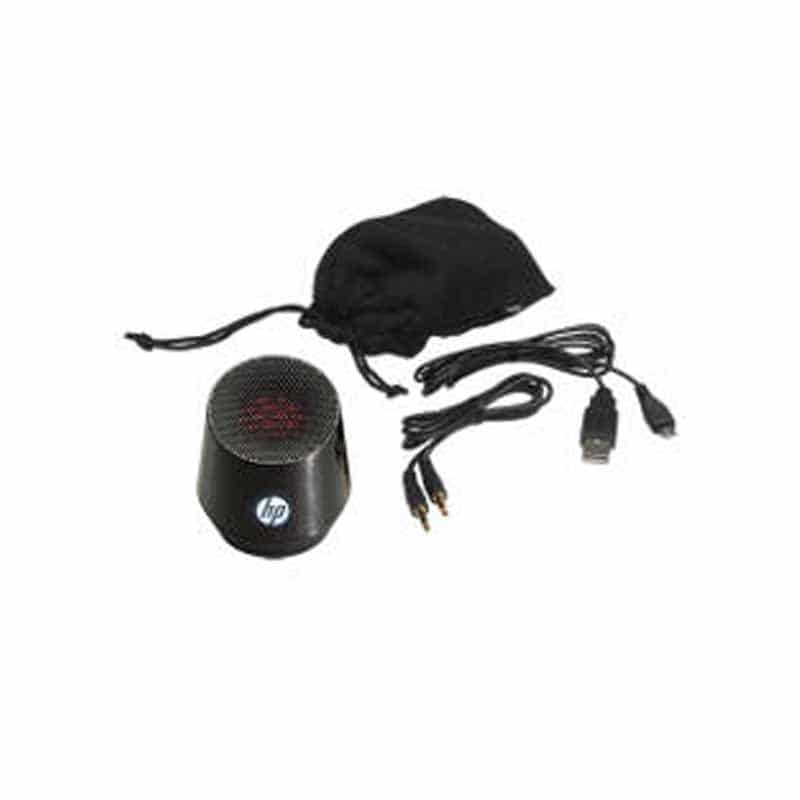 Parlante HP Mini Portable 3.5mm 1.5W Negro