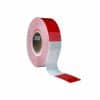Rollo de Cinta adhesiva reflectiva blanca y roja 45 mts 20cm