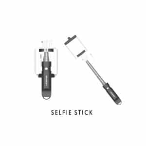 SELFIE STICK, CON CABLE, PLEGABLE, NEGRO Ledstar