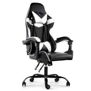 Silla Gamer Lumax Modelo Rom Super Oferta negro/blanco