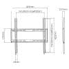 Soporte para TV lcd/led fijo hasta 55'' Modelo KL22-44F.