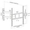 Soporte para TV lcd/led movil hasta 55'' / 35kg LPA52-443