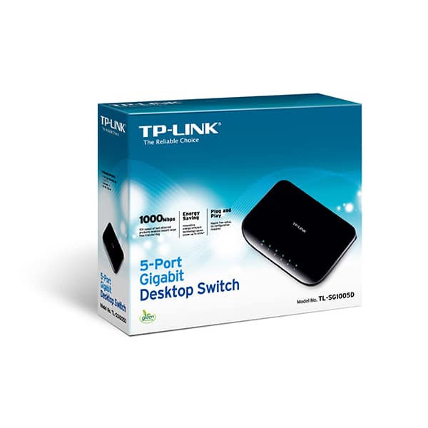 Switch TP-LINK Gigabit 10/100/1000 5P TL-SG1005D