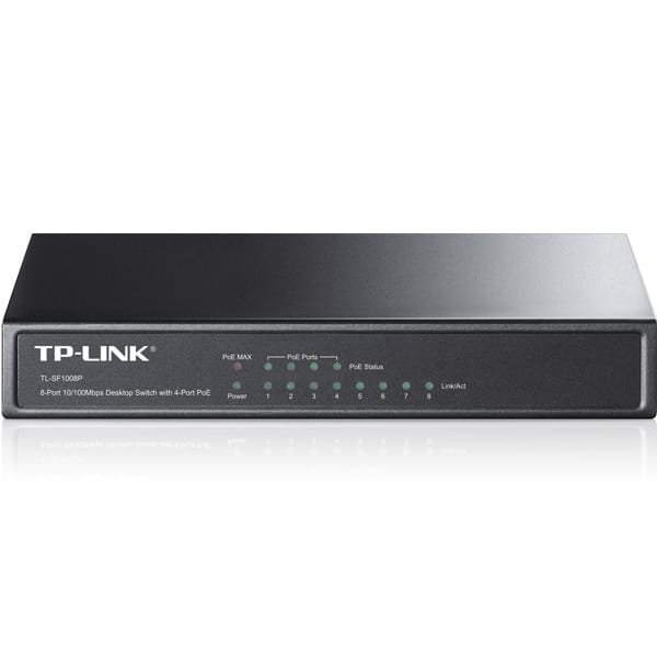 Switch TP-LINK PoE 10/100 8Port TL-SF1008P