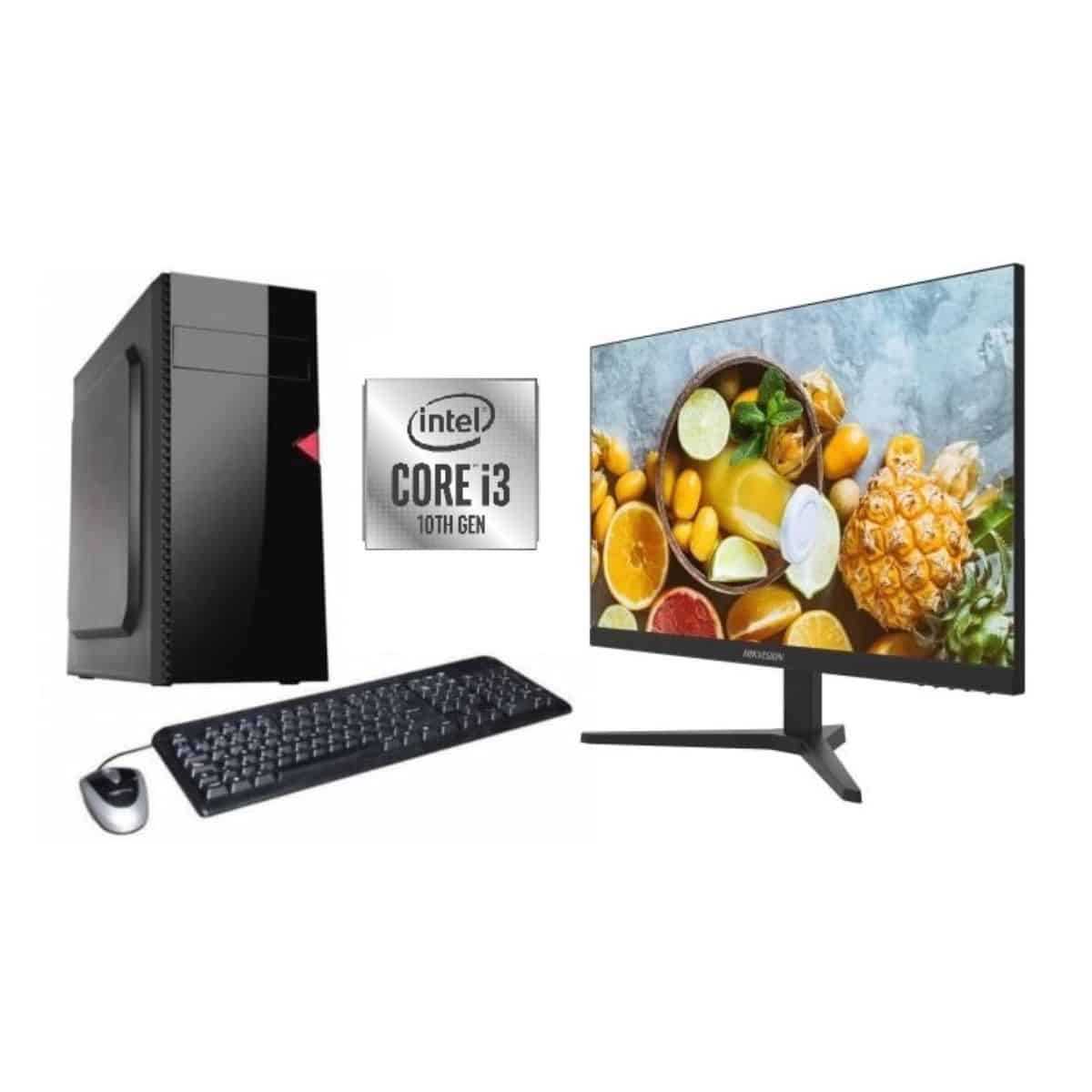 Equipo nuevo Core i3 10100 8GB 256GB + Monitor 24"