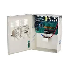 Fuente con Gabinete NRG+ 12v 10a 120w 9 canales Para Camaras