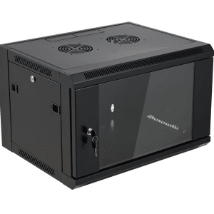 Rack NRG+ 6U pared o piso - Vidrio templado con cerradura