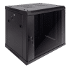 Rack NRG+ 9U pared o piso - Vidrio templado con cerradura