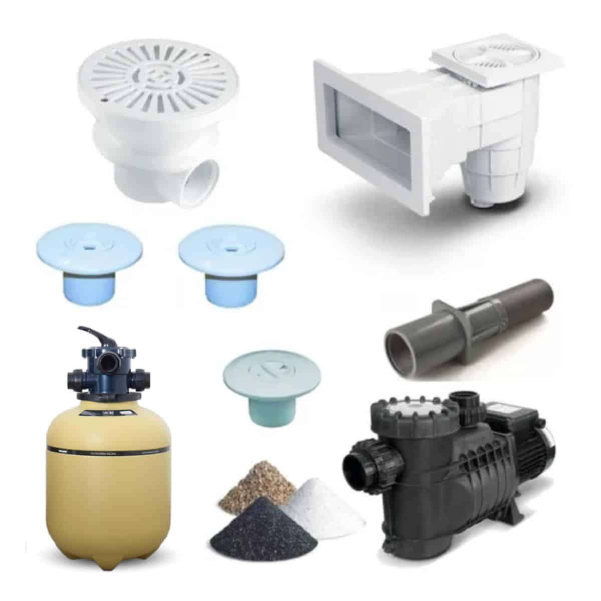 Kit Vulcano para piscinas de Hormigón 15 M3