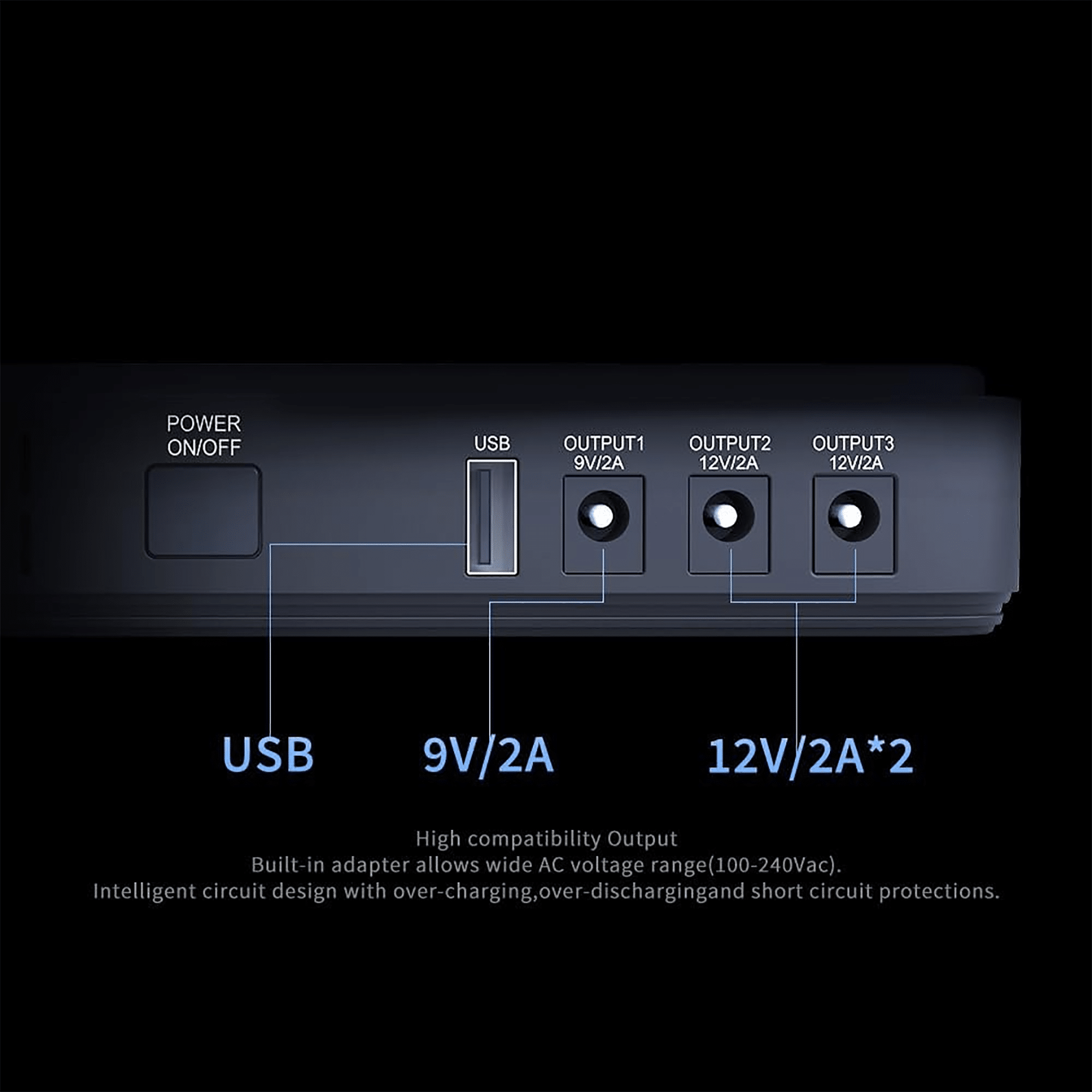 Mini Ups SKE DC10400 Pro Li-ion 10400mAh 38,48Wh