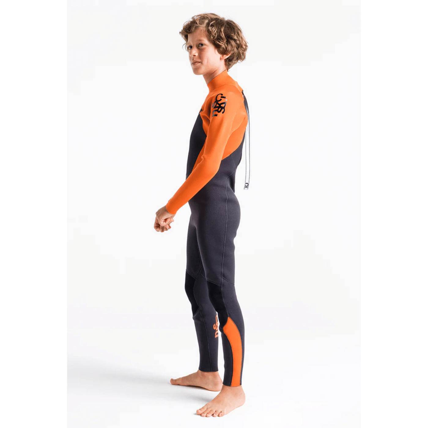 Traje de neopreno c-skins NIÑO Largo CHARCOAL/BURNT ORANGE