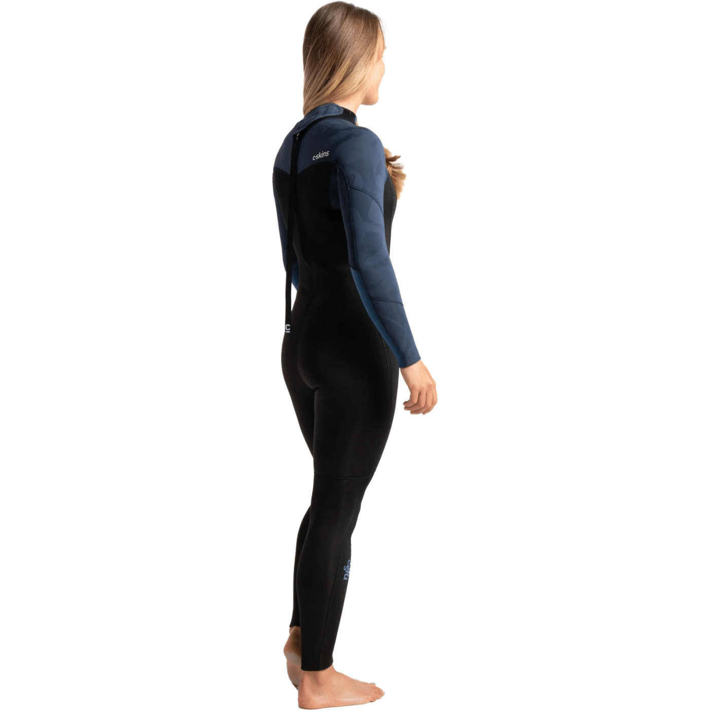 Traje de neopreno c-skins mujer BK/BL.TROPICAL/CASCADE BLUE