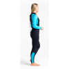 Traje de neopreno c-skins mujer Largo Raven BLACK/CYAN/AZURE