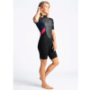 Traje de neopreno c-skins para mujer Corto BLACK/SLATE/CORAL